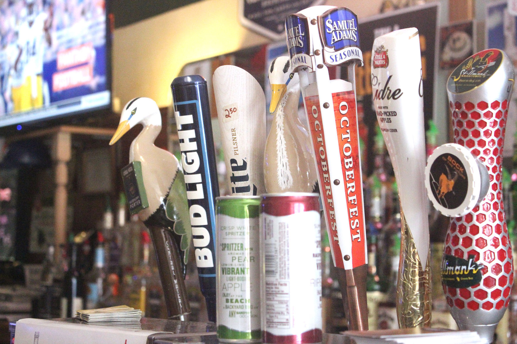 Beer taps for illustration